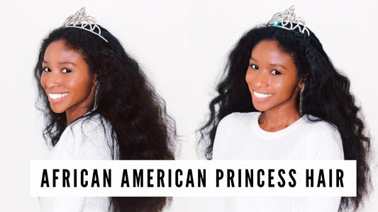 👑 How To: BIG, Flowy, African-American 👸🏾 Princess Hair!